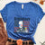 Eisenhangover 4th of July V-Neck Shirt – Funny Dwight Eisenhower Boozy V-Neck Tee