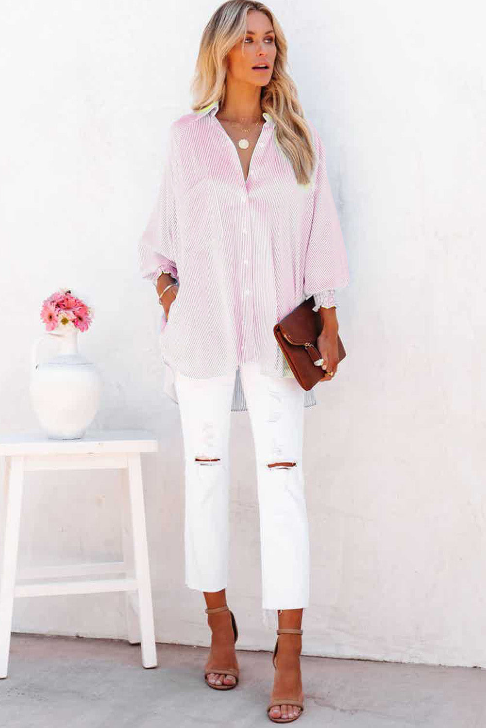 Chic Striped Shirt Style