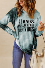 Plus Size Tie Dye Halloween Shirt