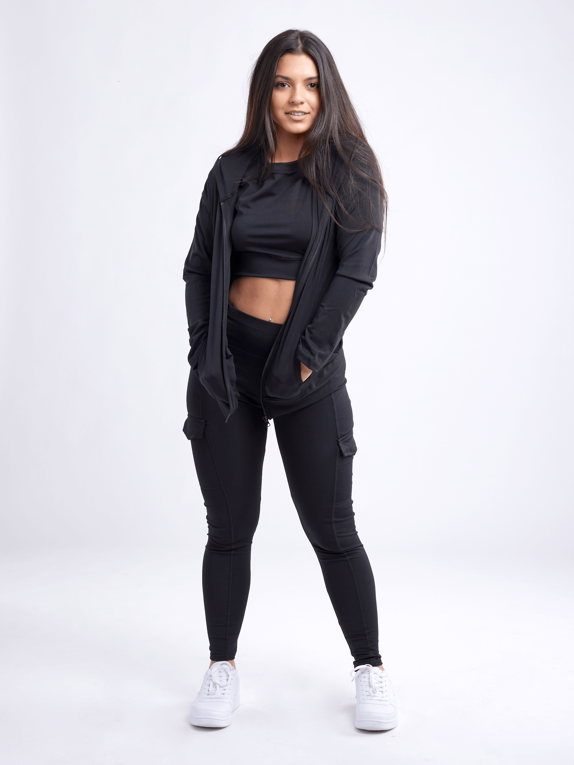 JupiterGear Athletic Fitted Zip-Up Hoodie Jacket with Pockets