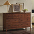 Cómoda de transición de madera maciza Spencer