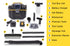 Prolux Cordless Commercial Wet/Dry Tool & Travel Vacuum