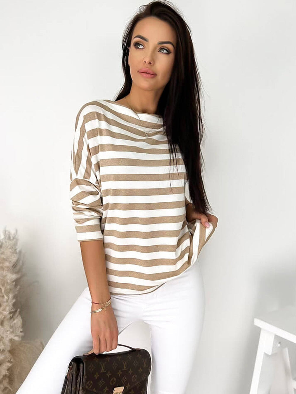 Soft and Stretchy Mock Neck T-Shirt