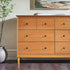 Cómoda de transición de madera maciza Spencer