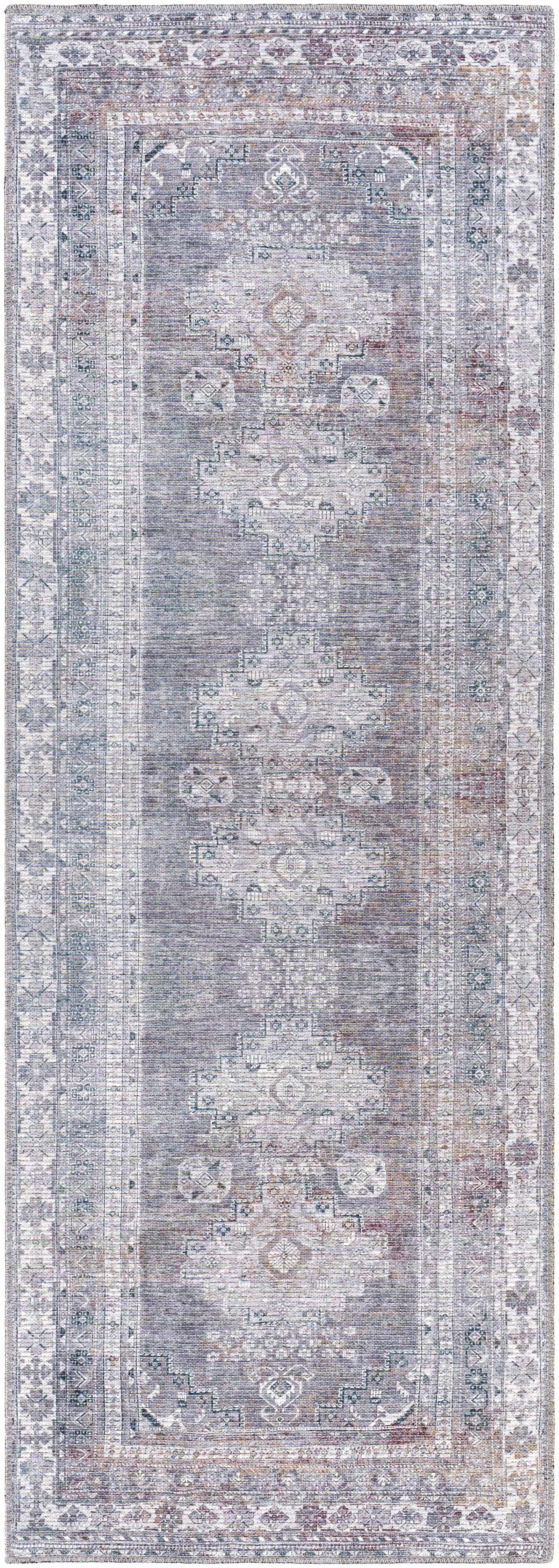 Alfombra lavable gris Baltinglass - Edición limitada