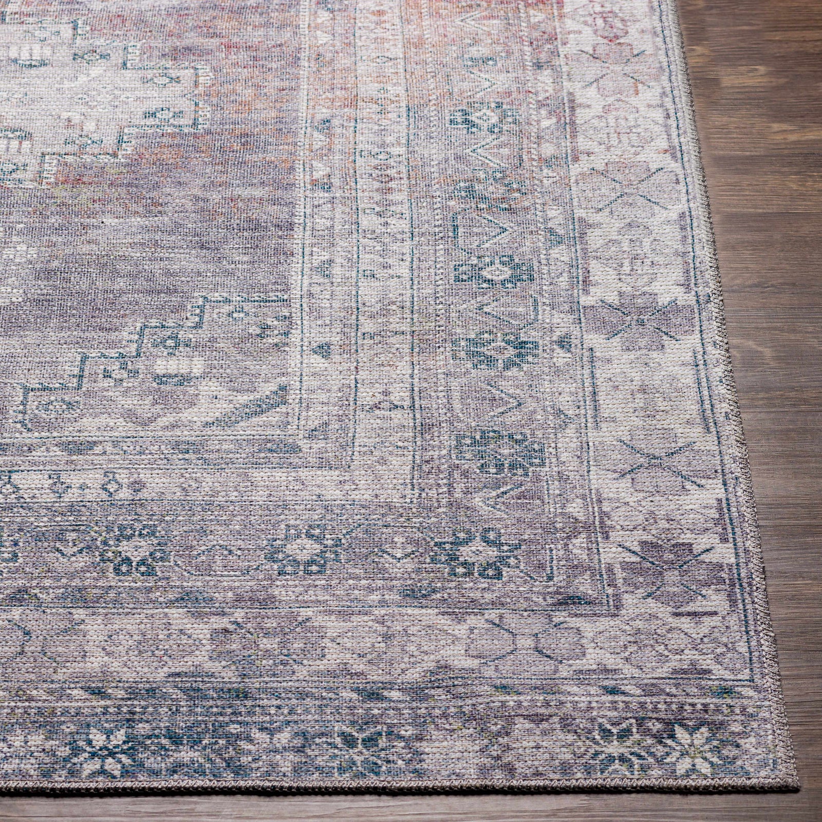 Alfombra lavable gris Baltinglass - Edición limitada