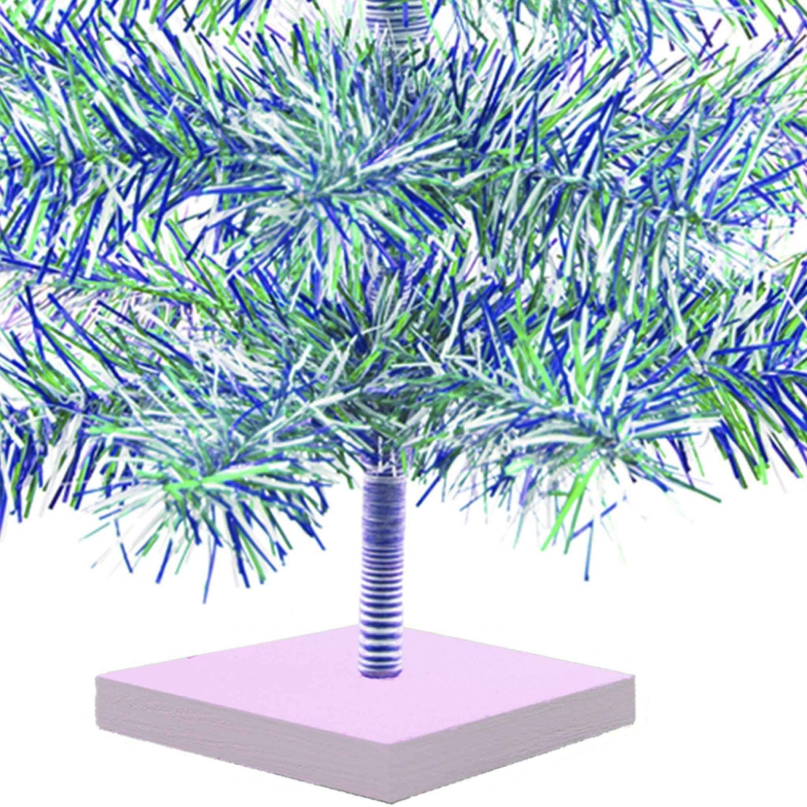 Earth Day Firework Tinsel Trees