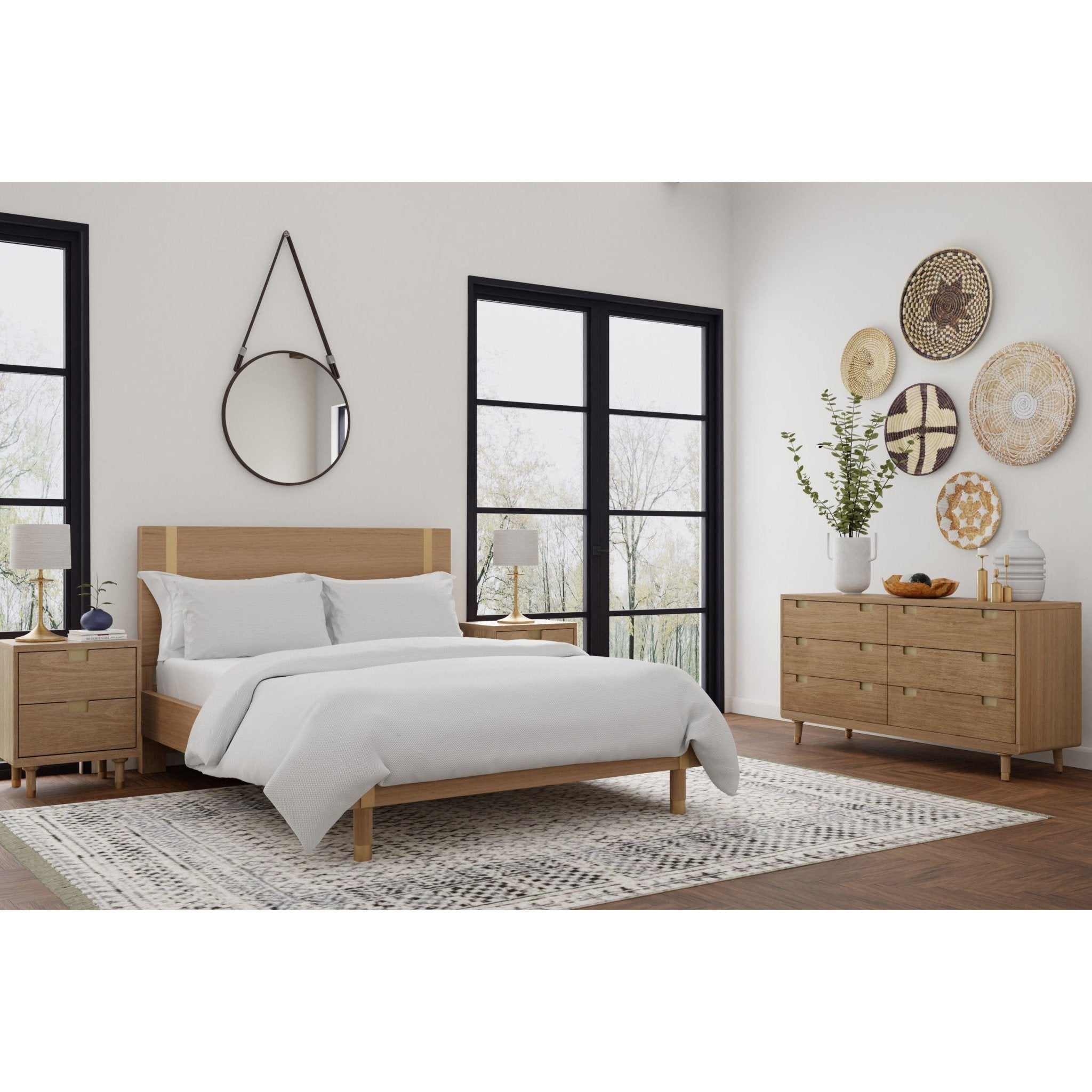 Easton Two Drawer Nightstand