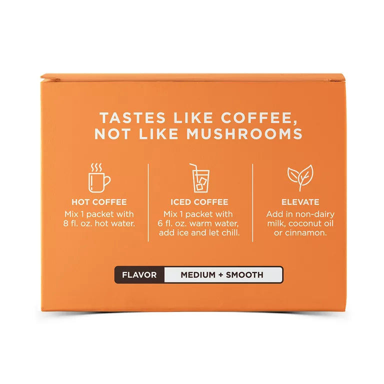 Café con Hongos Four Sigmatic (10 unidades): Melena de León y Chaga para la Concentración y el Sistema Inmunitario