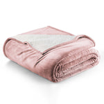 Velvet Plush Sherpa Bed Blanket - Sherpa Fleece Collection