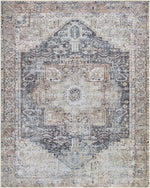 Alfombra lavable beige Rosman - Edición limitada