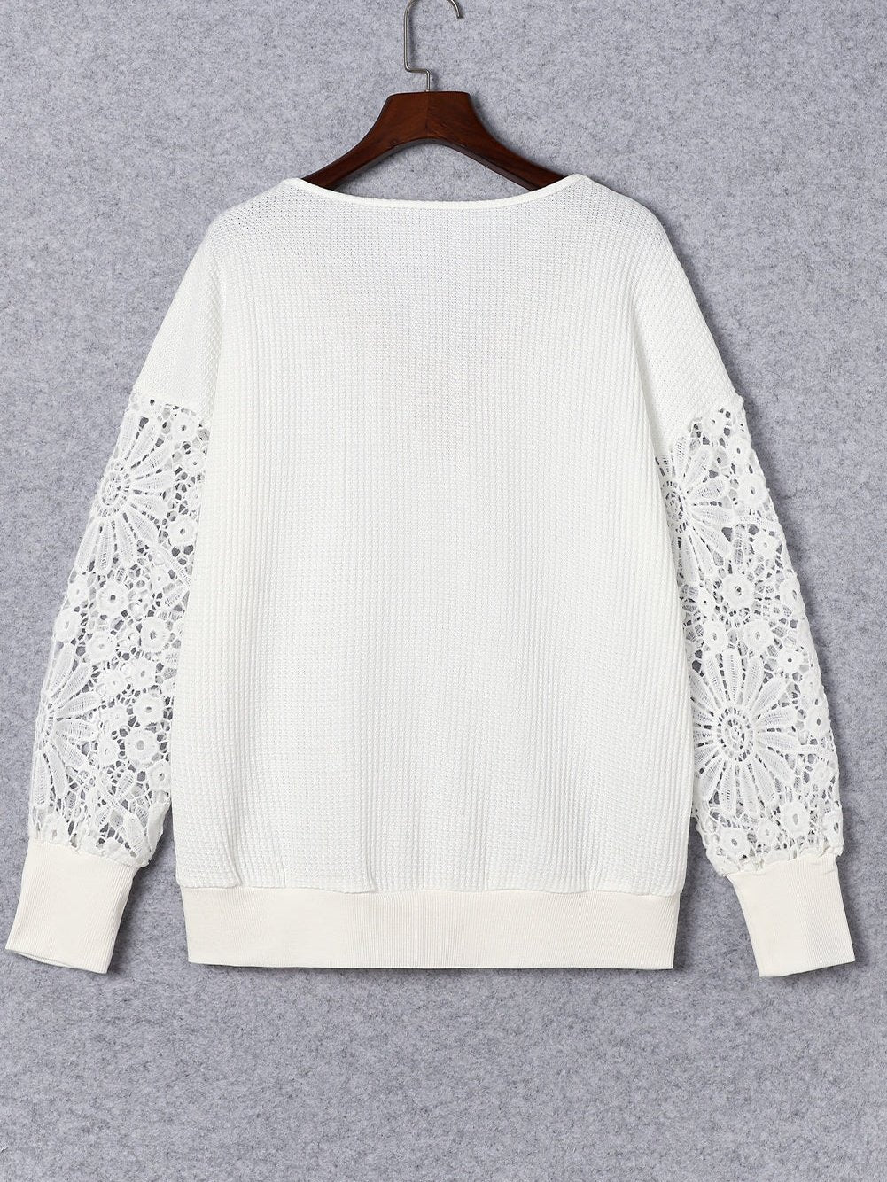 Long Sleeve V-Neck Tunic with Butterfly Design