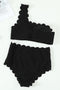 Black High-Waisted Bikini Set