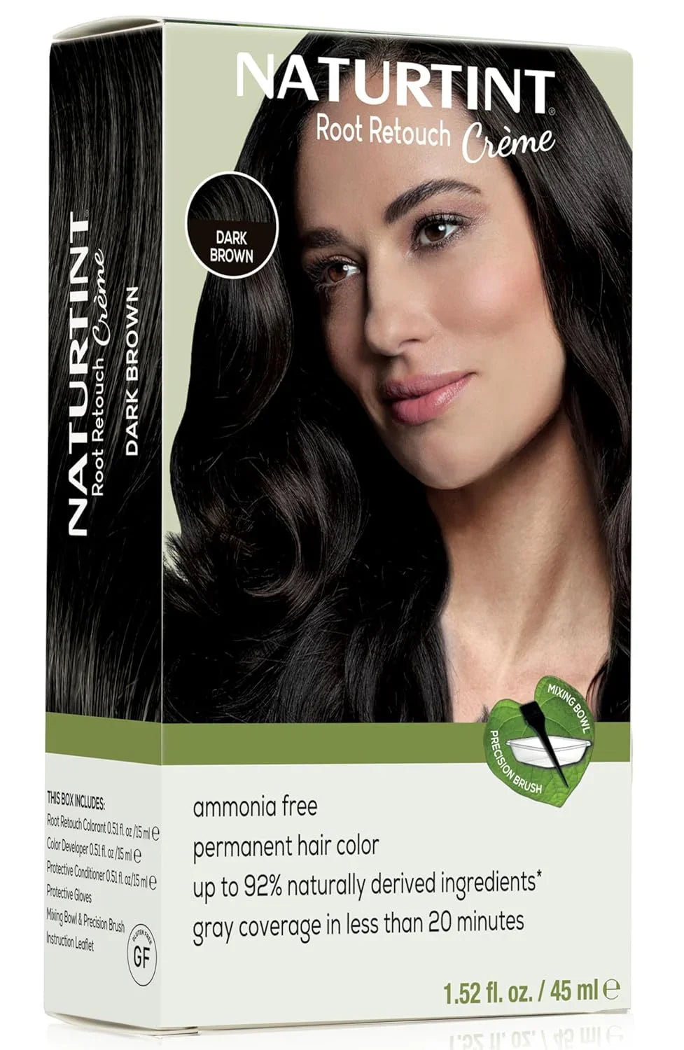 Kit Naturtint Rt Retouch 3N Dark Brown (paquete de 1) - Corrector de raíces grises
