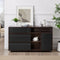 Aparador tipo buffet y mueble de TV contemporáneo de 52" de Beckett