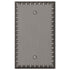 Huevo y dardo de níquel antiguo fundido - 1 placa de pared en blanco