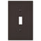 Placa de pared de bronce envejecido fundido Elan con 1 palanca