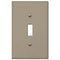 Placa de pared de bronce fundido cepillado Elan - 1 palanca