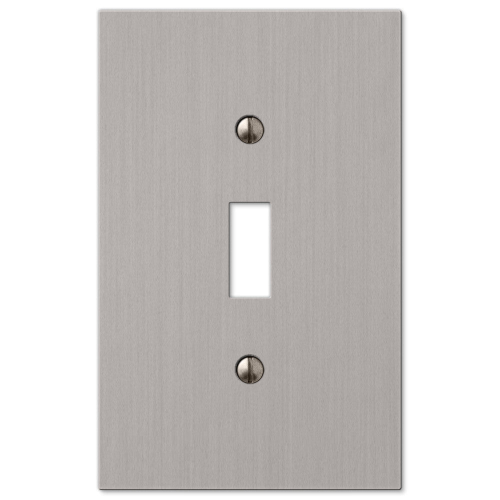 Placa de pared de níquel cepillado fundido Elan con 1 palanca