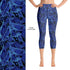 Electric Blue Capri Leggings