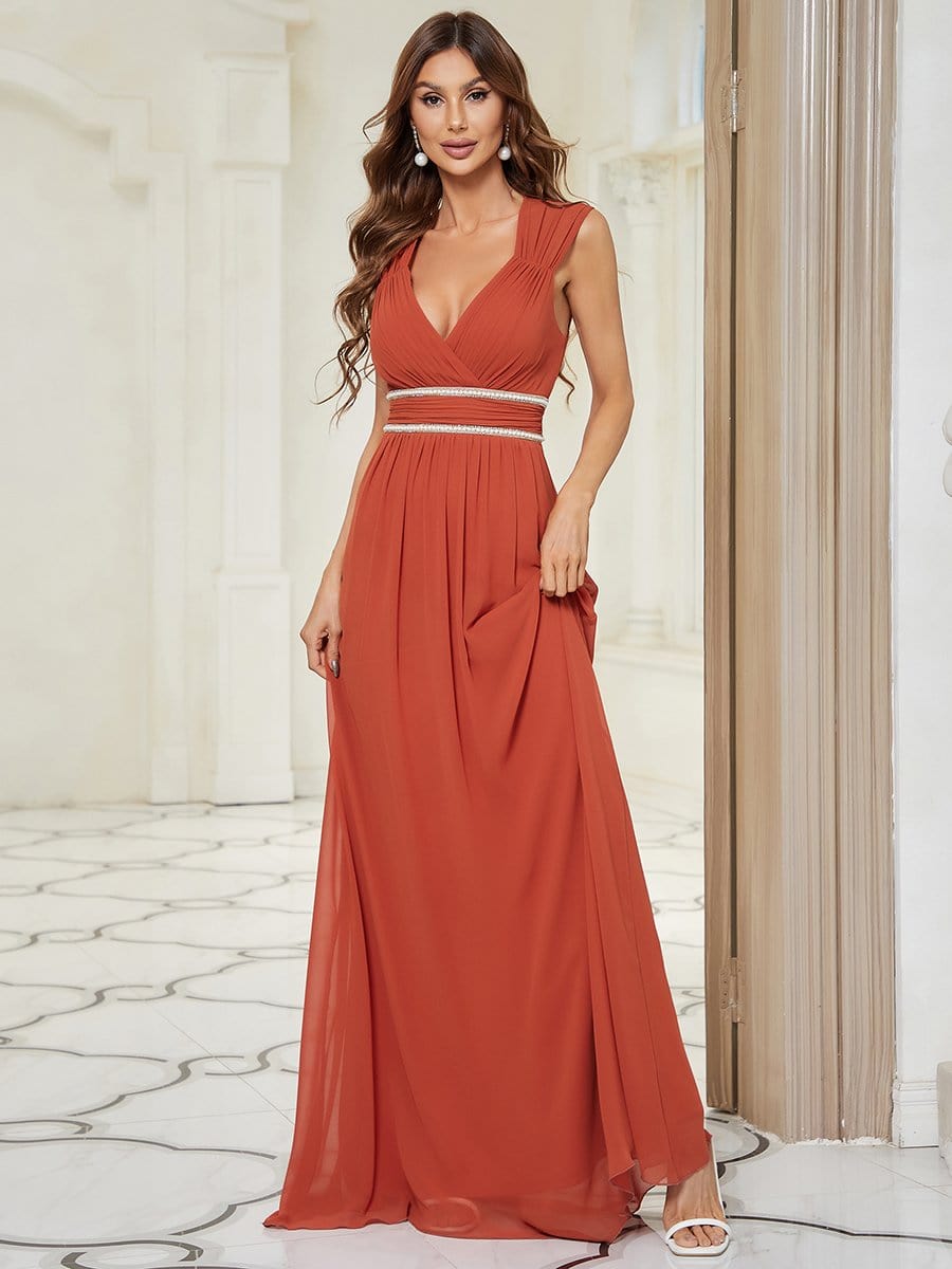 Flowing Chiffon Bridesmaid Dress