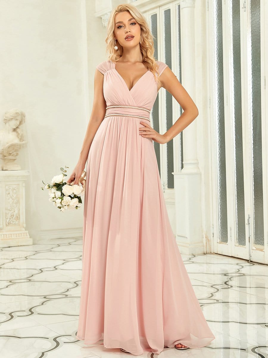 Flowing Chiffon Bridesmaid Dress