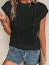 Wavy Pleated Top