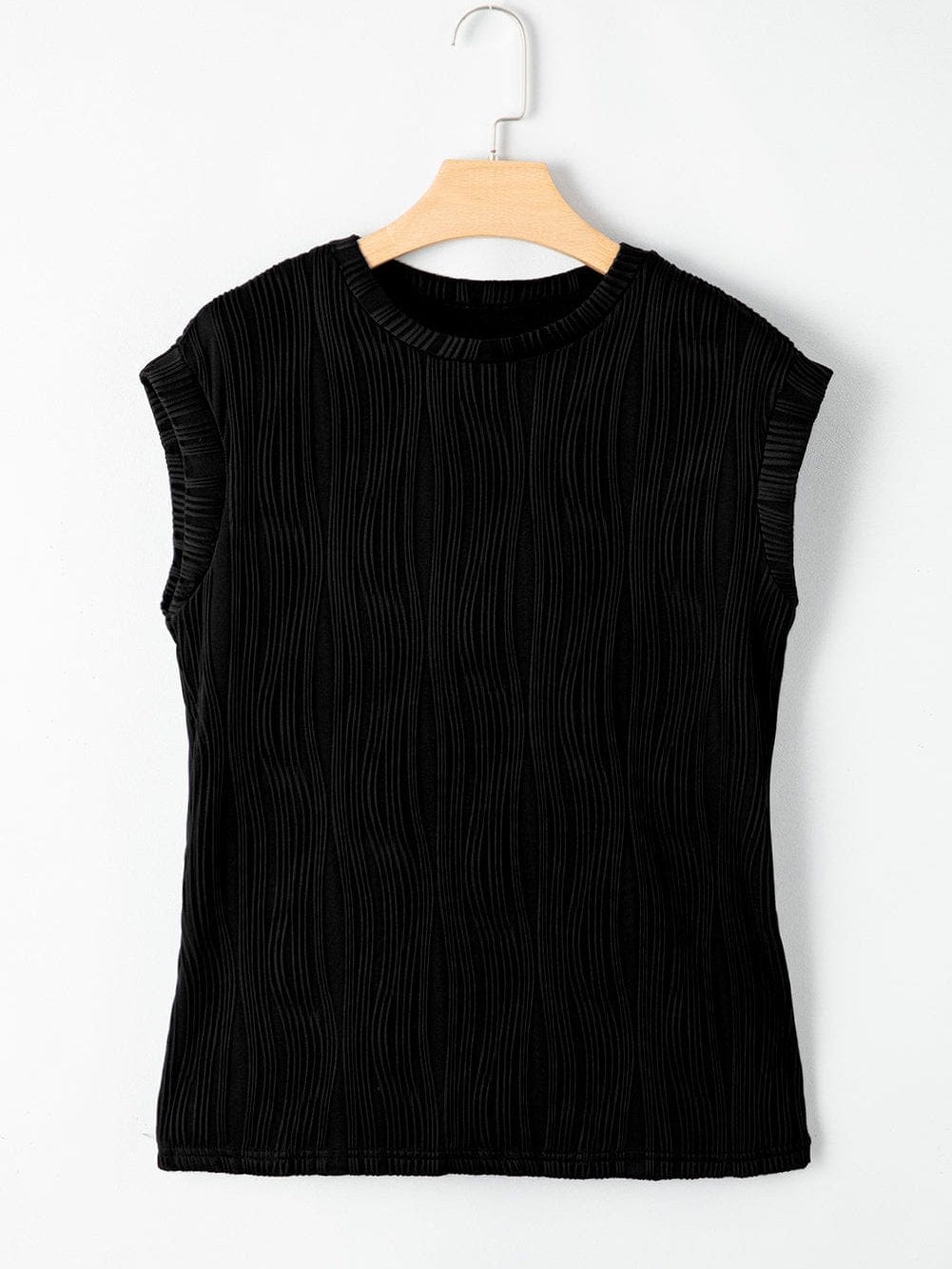 Wavy Pleated Top