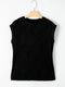 Black Short Sleeve Top