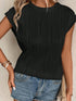 Wavy Pleated Top