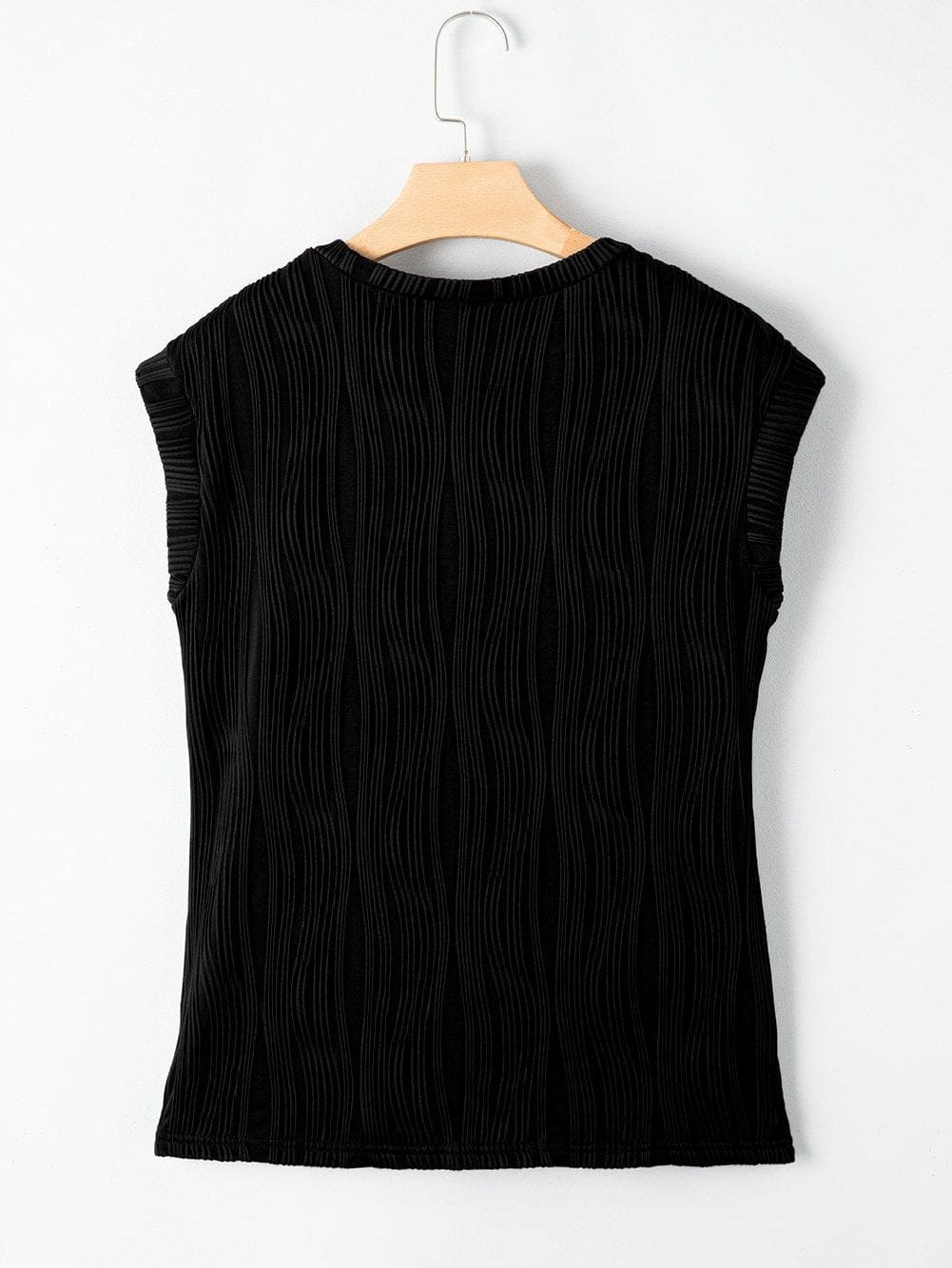 Wavy Pleated Top
