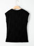 Wavy Pleated Top