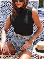 Open Shoulder Halter Neck Top
