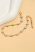 Elegant Daisy Alloy Choker Necklace with Adjustable Chain