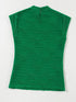 Solid Color Short Sleeve Blouse