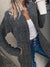 Long Sleeve Herringbone Coat