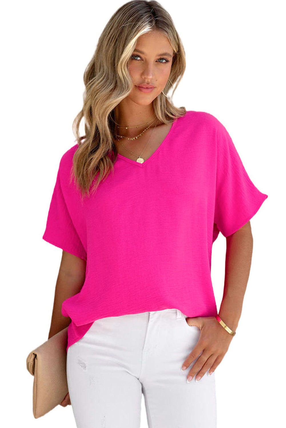 Versatile Pink Top