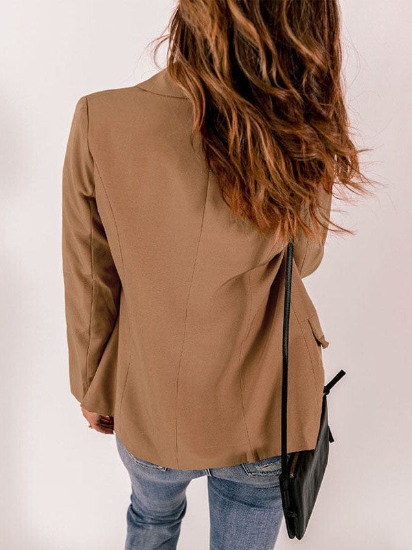 Women's Button-Front Blazer Jacket