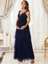V-Neck Maternity Dress