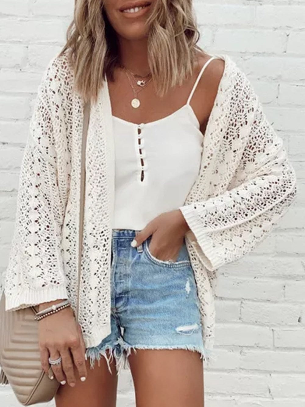 Chic Crochet Cardigan