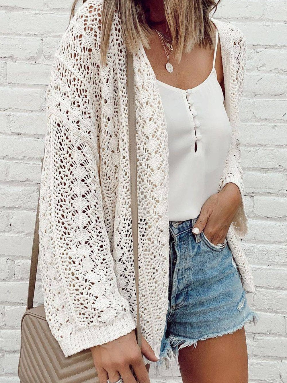 Chic Crochet Cardigan