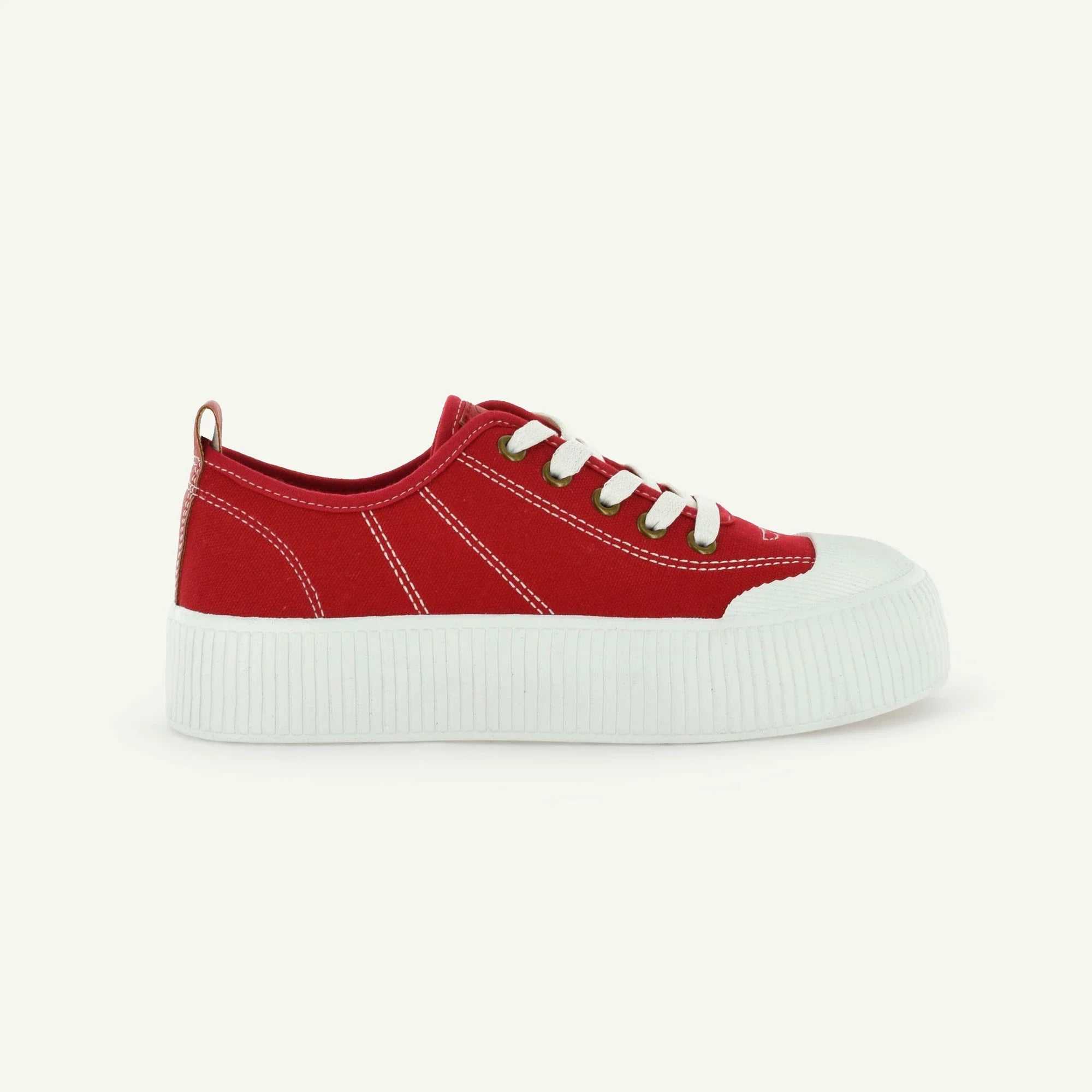 Court Royale: Vulcanized Court Shoe - Red