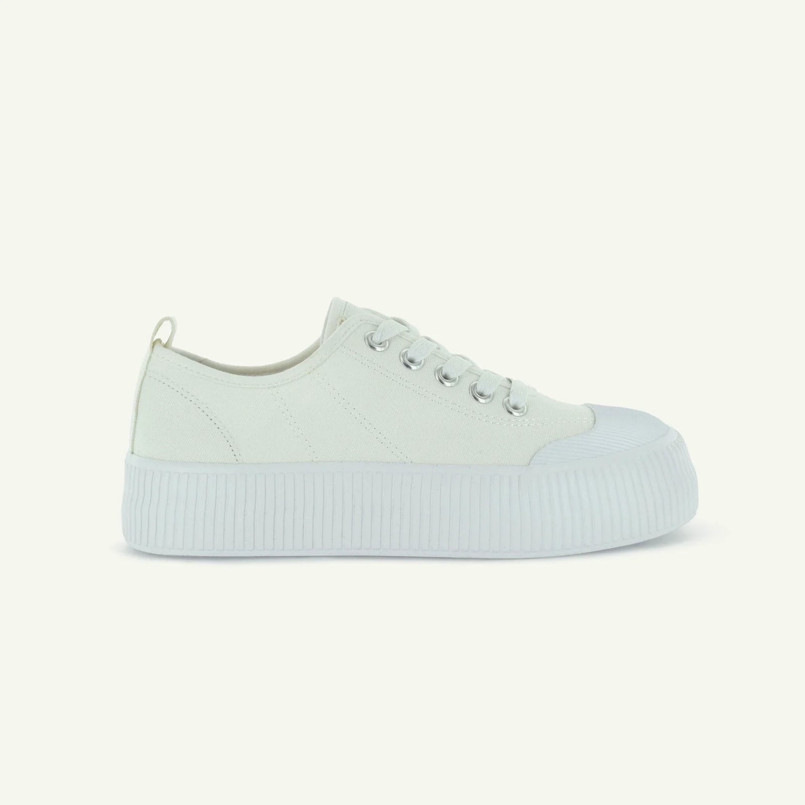 Court Royale: Vulcanized Court Shoe - White