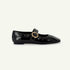 Mariana: Flat Mary Jane - Black