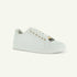 Voltaire: Quilted Court Shoe - White