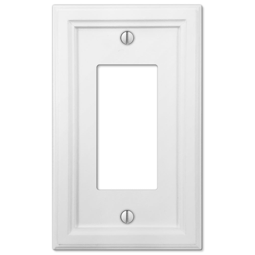 Placa de pared de madera blanca Elly - 1 balancín