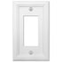 Placa de pared de madera blanca Elly - 1 balancín