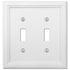 Placa de pared con 2 palancas Elly White Wood