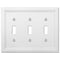 Placa de pared con 3 palancas Elly White Wood
