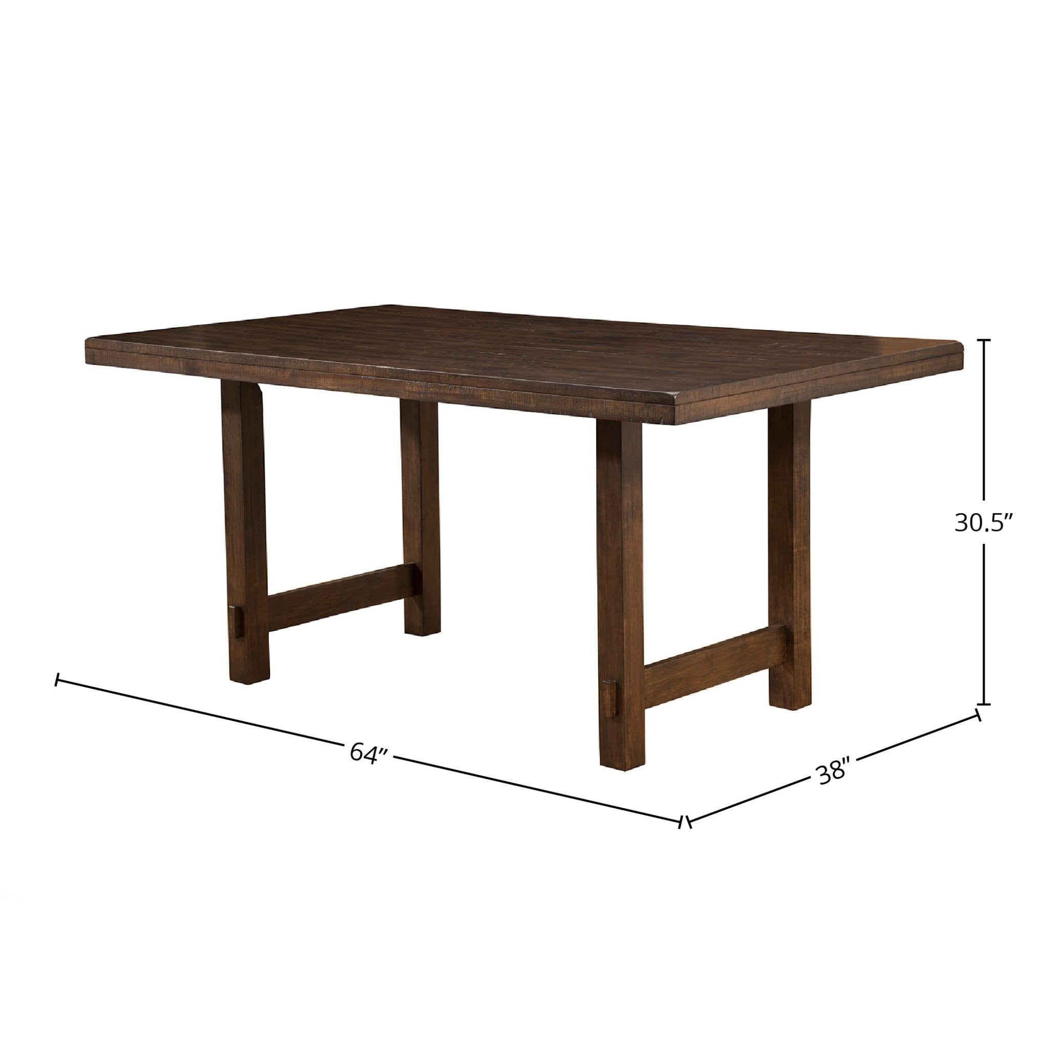 Mesa de comedor Emery, nogal